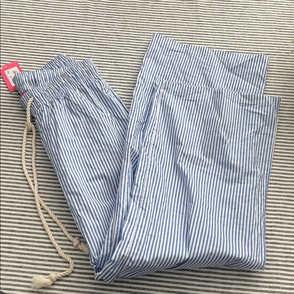 Edikted Blue and White Striped Garment